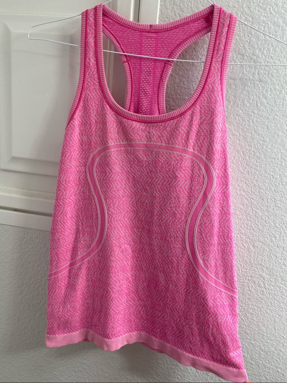 lululemon athletica Pink Racerback Seam-Detail Performance Tank